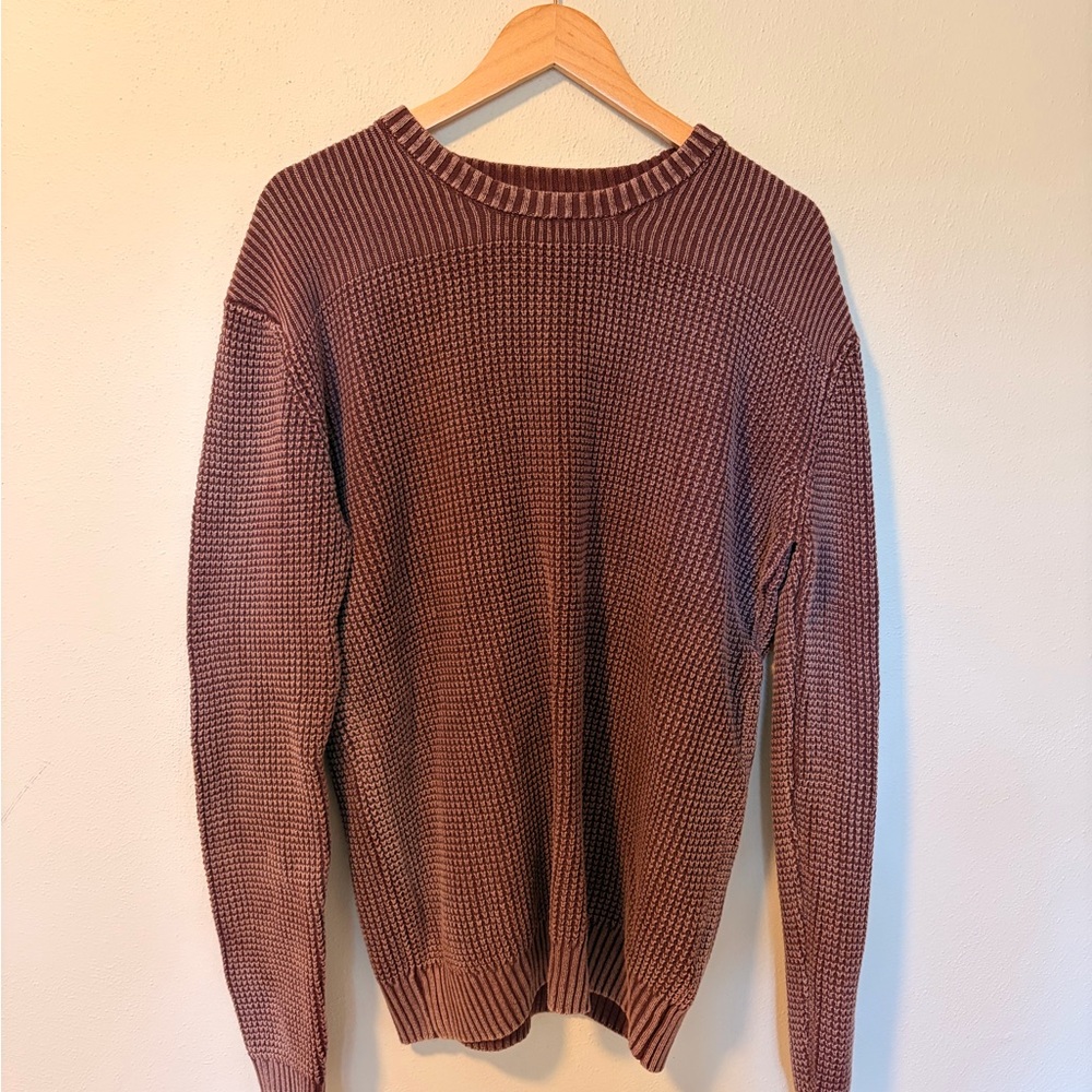 Cozy Brown Knit Sweater